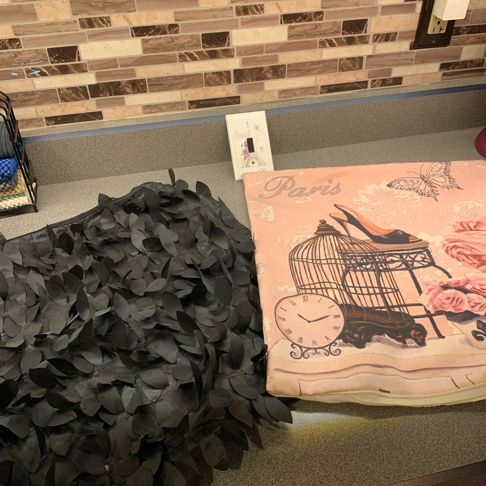 Pillow covers & light switch cover